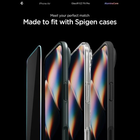 SZKŁO HARTOWANE SPIGEN GLAS.TR "EZ FIT PRO AC" IPHONE AIR CLEAR Spigen