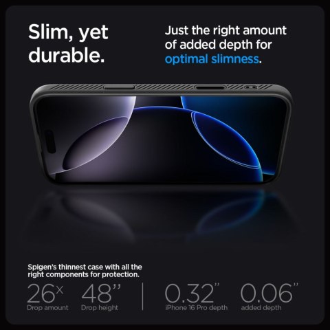SPIGEN LIQUID AIR 'T' MAG MAGSAFE IPHONE 16 PRO MATTE BLACK Spigen