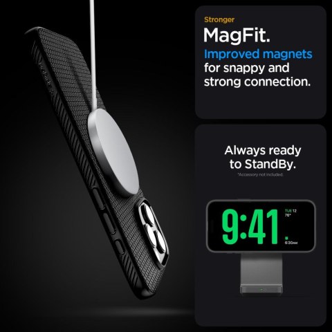 SPIGEN LIQUID AIR 'T' MAG MAGSAFE IPHONE 16 PRO MATTE BLACK Spigen