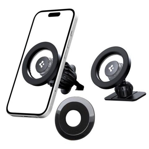 SPIGEN MFT13 MAGNETIC MAGSAFE DASHBOARD & VENT CAR MOUNT BLACK Spigen