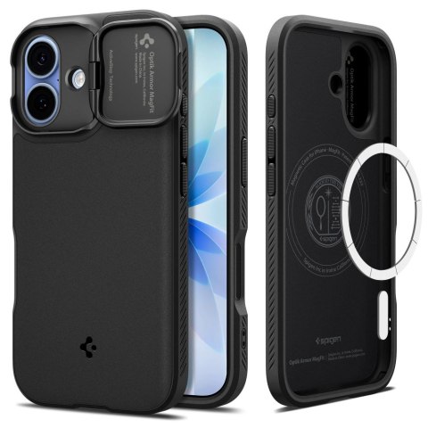 SPIGEN OPTIK ARMOR MAG MAGSAFE IPHONE 17 BLACK Spigen