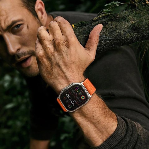 TECH-PROTECT NYLON SLIP APPLE WATCH 8 / 9 / 10 / 11 / SE / ULTRA (44 / 45 / 46 / 49 MM) ORANGE Tech-Protect