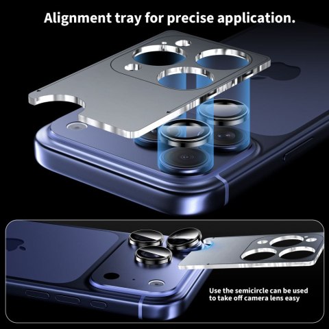 OSŁONA APARATU TECH-PROTECT CAMRING FIT+ IPHONE 14 PRO / MAX / 15 PRO / MAX / 16 PRO / MAX / 17 PRO / MAX BLACK Tech-Protect