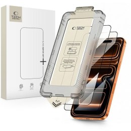 SZKŁO HARTOWANE TECH-PROTECT QUICK SET+ 2-PACK IPHONE 17 PRO MAX BLACK Tech-Protect