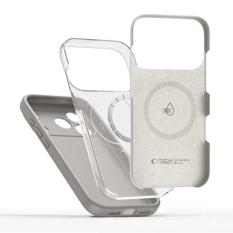 TECH-PROTECT SILICONE MAGSAFE IPHONE 17 PRO MAX STONE GREY Tech-Protect