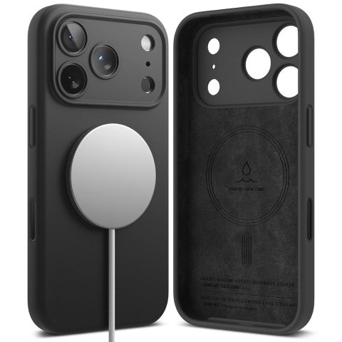 RINGKE SILICONE MAGNETIC MAGSAFE IPHONE 17 PRO BLACK Ringke