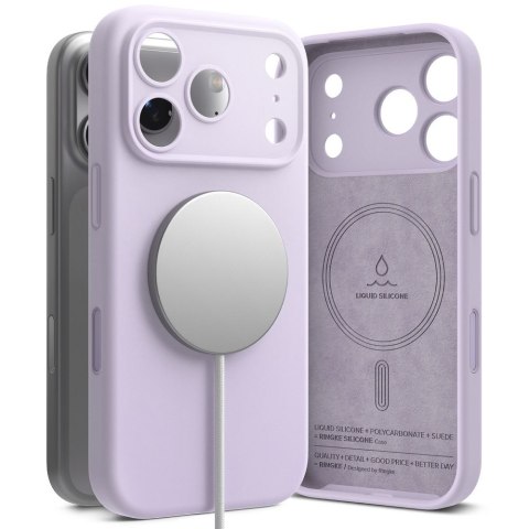 RINGKE SILICONE MAGNETIC MAGSAFE IPHONE 17 PRO LIGHT PURPLE Ringke
