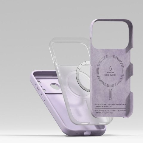 RINGKE SILICONE MAGNETIC MAGSAFE IPHONE 17 PRO LIGHT PURPLE Ringke
