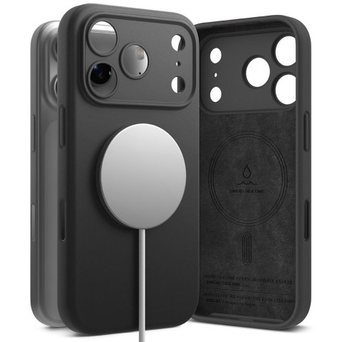 RINGKE SILICONE MAGNETIC MAGSAFE IPHONE 17 PRO MAX BLACK Ringke