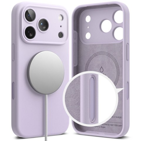 RINGKE SILICONE MAGNETIC MAGSAFE IPHONE 17 PRO MAX LIGHT PURPLE Ringke