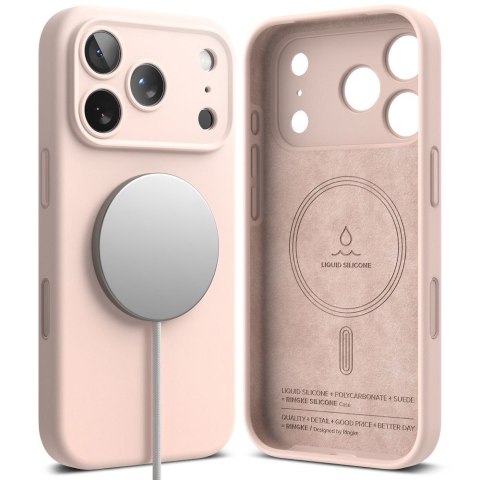 RINGKE SILICONE MAGNETIC MAGSAFE IPHONE 17 PRO PINK SAND Ringke