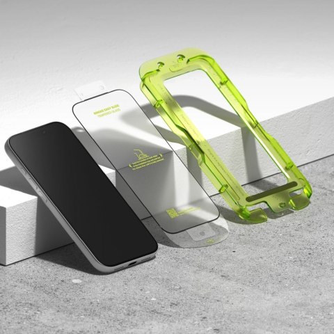 SZKŁO HARTOWANE RINGKE EASY SLIDE 2-PACK IPHONE 17 PRO BLACK Ringke