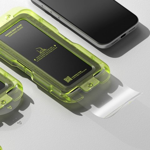 SZKŁO HARTOWANE RINGKE EASY SLIDE 2-PACK IPHONE 17 PRO BLACK Ringke