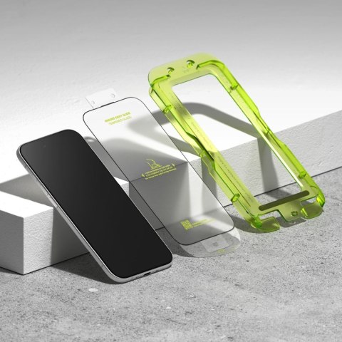 SZKŁO HARTOWANE RINGKE EASY SLIDE 2-PACK IPHONE AIR BLACK Ringke