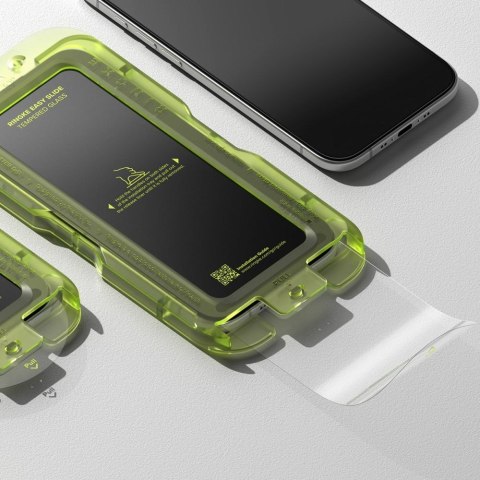 SZKŁO HARTOWANE RINGKE EASY SLIDE 2-PACK IPHONE AIR BLACK Ringke