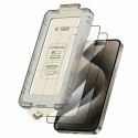 SZKŁO HARTOWANE TECH-PROTECT QUICK SET+ 2-PACK IPHONE 15 PRO BLACK Tech-Protect