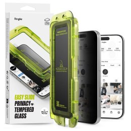 SZKŁO PRYWATYZUJĄCE RINGKE EASY SLIDE 2-PACK IPHONE 17 PRO MAX PRIVACY Ringke