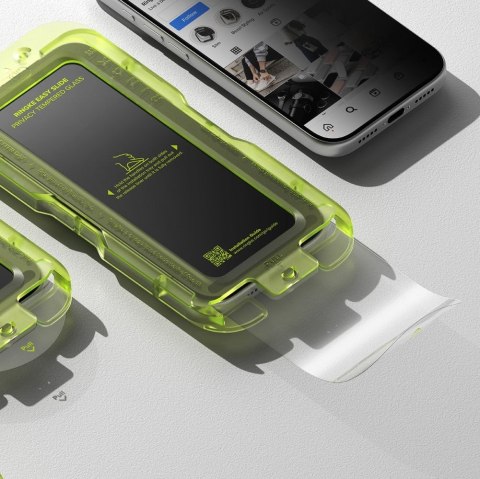 SZKŁO PRYWATYZUJĄCE RINGKE EASY SLIDE 2-PACK IPHONE 17 PRO MAX PRIVACY Ringke