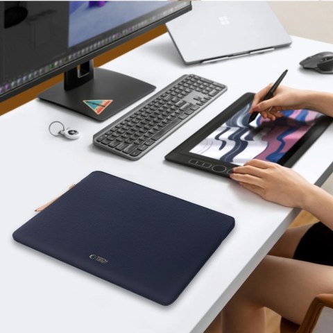 TECH-PROTECT FLEECE LAPTOP 15-16 NAVY BLUE Tech-Protect