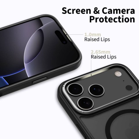TECH-PROTECT MAGEDGE MAGSAFE IPHONE 17 PRO MAX MATTE BLACK/GUNMETAL Tech-Protect