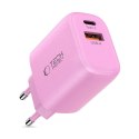 TECH-PROTECT NCA20 2-PORT NETWORK CHARGER PD 20W / QC3.0 BABY PINK Tech-Protect