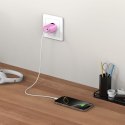 TECH-PROTECT NCA20 2-PORT NETWORK CHARGER PD 20W / QC3.0 BABY PINK Tech-Protect