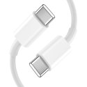 TECH-PROTECT NCA20 2-PORT NETWORK CHARGER PD 20W / QC3.0 + TYPE-C CABLE WHITE Tech-Protect