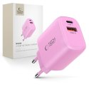 TECH-PROTECT NCA30 2-PORT NETWORK CHARGER PD 30W / QC3.0 BABY PINK Tech-Protect
