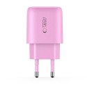 TECH-PROTECT NCA30 2-PORT NETWORK CHARGER PD 30W / QC3.0 BABY PINK Tech-Protect