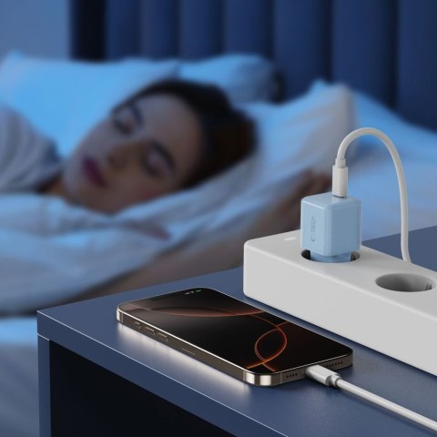 TECH-PROTECT NCM25 1-PORT NETWORK CHARGER PD 25W BABY BLUE Tech-Protect