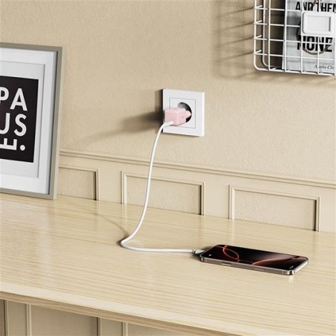 TECH-PROTECT NCM25 1-PORT NETWORK CHARGER PD 25W BABY PINK Tech-Protect