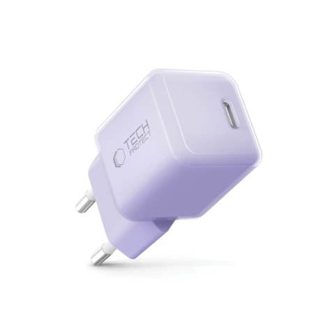 TECH-PROTECT NCM25 1-PORT NETWORK CHARGER PD 25W BABY PURPLE Tech-Protect