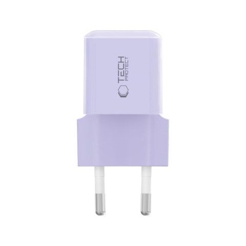TECH-PROTECT NCM25 1-PORT NETWORK CHARGER PD 25W BABY PURPLE Tech-Protect