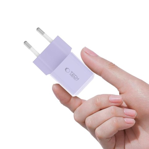 TECH-PROTECT NCM25 1-PORT NETWORK CHARGER PD 25W BABY PURPLE Tech-Protect