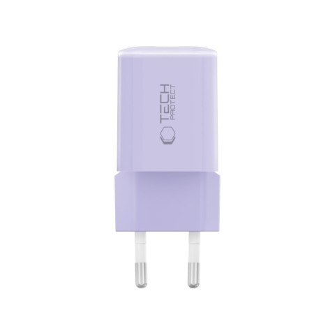 TECH-PROTECT NCM33 2-PORT NETWORK CHARGER PD 33W / QC3.0 BABY PURPLE Tech-Protect