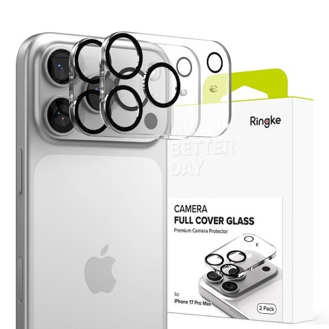 OSŁONA APARATU RINGKE CAMERA FULL COVER 2-PACK IPHONE 17 PRO MAX BLACK Ringke