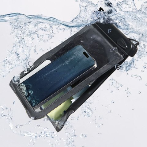 SPIGEN A603 UNIVERSAL WATERPROOF CASE BLACK Spigen