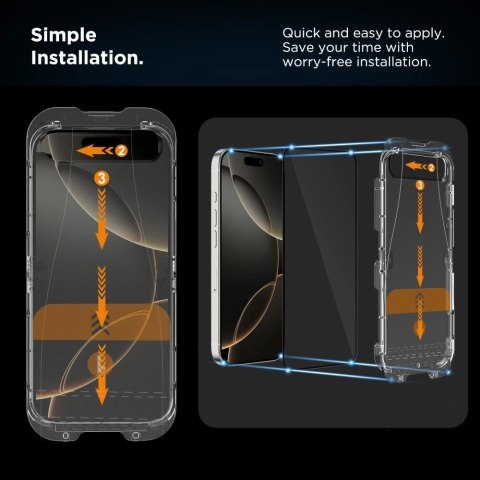 SZKŁO PRYWATYZUJĄCE TECH-PROTECT QUICK SET SPY+ 2-PACK IPHONE 14 PRO PRIVACY Tech-Protect