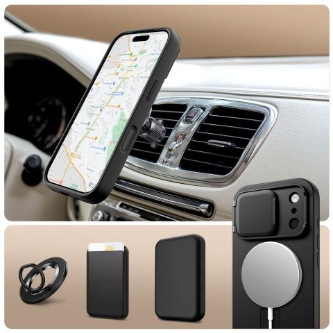 TECH-PROTECT KEVLAR AURA MAGSAFE IPHONE 17 PRO BLACK Tech-Protect