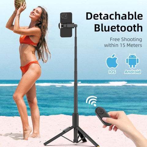 TECH-PROTECT L09S BLUETOOTH SELFIE STICK TRIPOD BLACK Tech-Protect