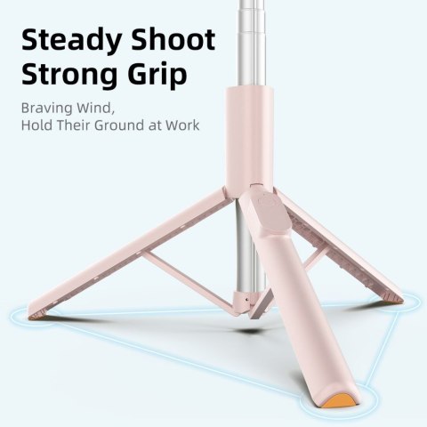 TECH-PROTECT L09S BLUETOOTH SELFIE STICK TRIPOD PINK Tech-Protect