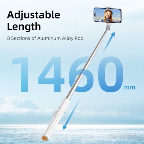 TECH-PROTECT L09S BLUETOOTH SELFIE STICK TRIPOD WHITE Tech-Protect