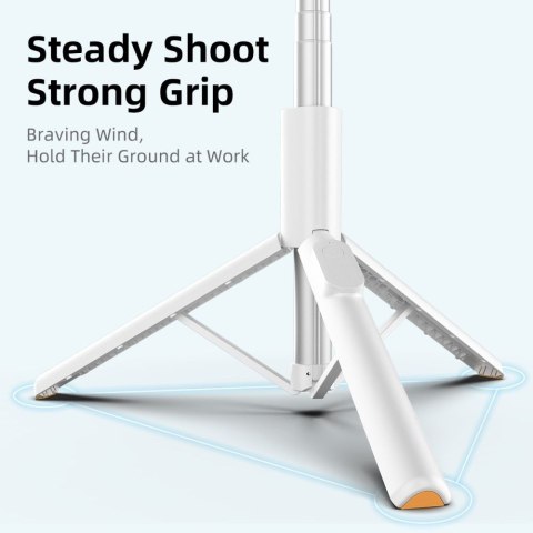 TECH-PROTECT L09S BLUETOOTH SELFIE STICK TRIPOD WHITE Tech-Protect