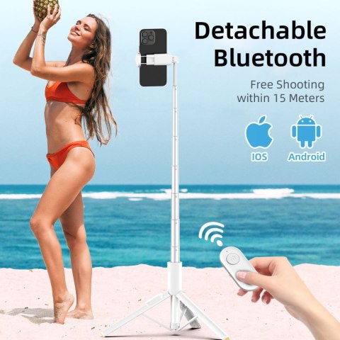 TECH-PROTECT L09S BLUETOOTH SELFIE STICK TRIPOD WHITE Tech-Protect