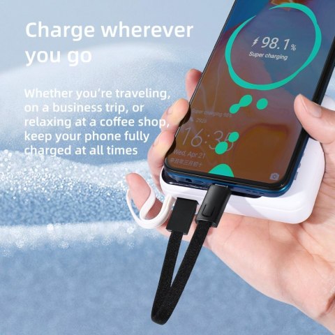 TECH-PROTECT ULTRABOOST DNA KEYCHAIN TYPE-C CABLE PD 60W / 3A IRON GREY Tech-Protect