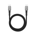 TECH-PROTECT ULTRABOOST DNA MAGTWIST TYPE-C CABLE PD 100W / 5A 200CM IRON GREY Tech-Protect