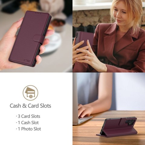 TECH-PROTECT WALLET GALAXY A26 5G / A17 4G / 5G MULBERRY Tech-Protect