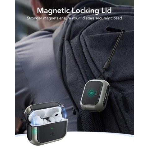 ESR ORBIT HALOLOCK MAGSAFE APPLE AIRPODS PRO 3 TITANIUM ESR
