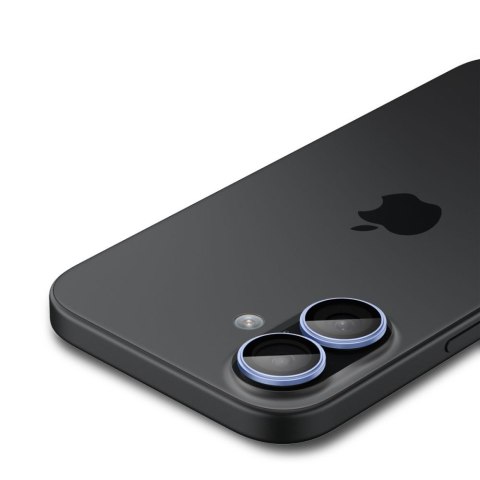 OSŁONA APARATU SPIGEN OPTIK PRO GLAS.TR "EZ FIT" CAMERA PROTECTOR 2-PACK IPHONE 16 / 16 PLUS / 17 BLUE Spigen