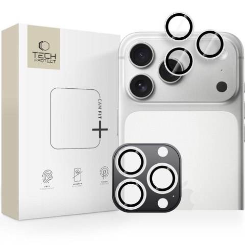 OSŁONA APARATU TECH-PROTECT CAMRING FIT+ IPHONE 14 PRO / MAX / 15 PRO / MAX / 16 PRO / MAX / 17 PRO / MAX SILVER Tech-Protect